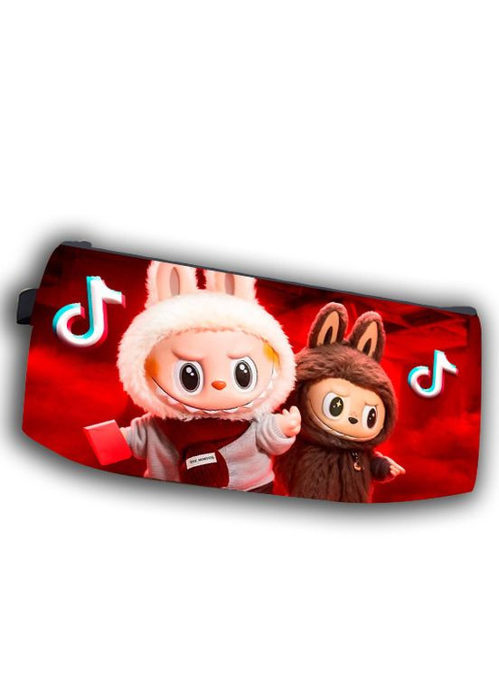 Пенал школьный Лабубу Labubu двухсторонний 22х11 см (pn_0207) No Brand (349824201)