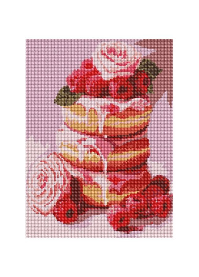 Алмазна мозаїка "Рожеві панкейки" ©art_selena_ua AMO20179, IDEYKA (372512078)