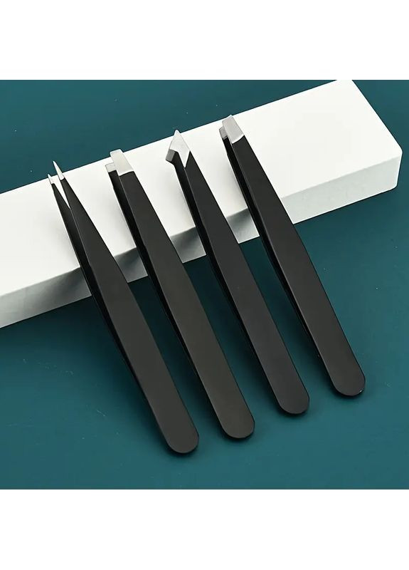 Набор точных пинцетов из нержавеющей стали No Brand В чохлі 1/6 (363188102)