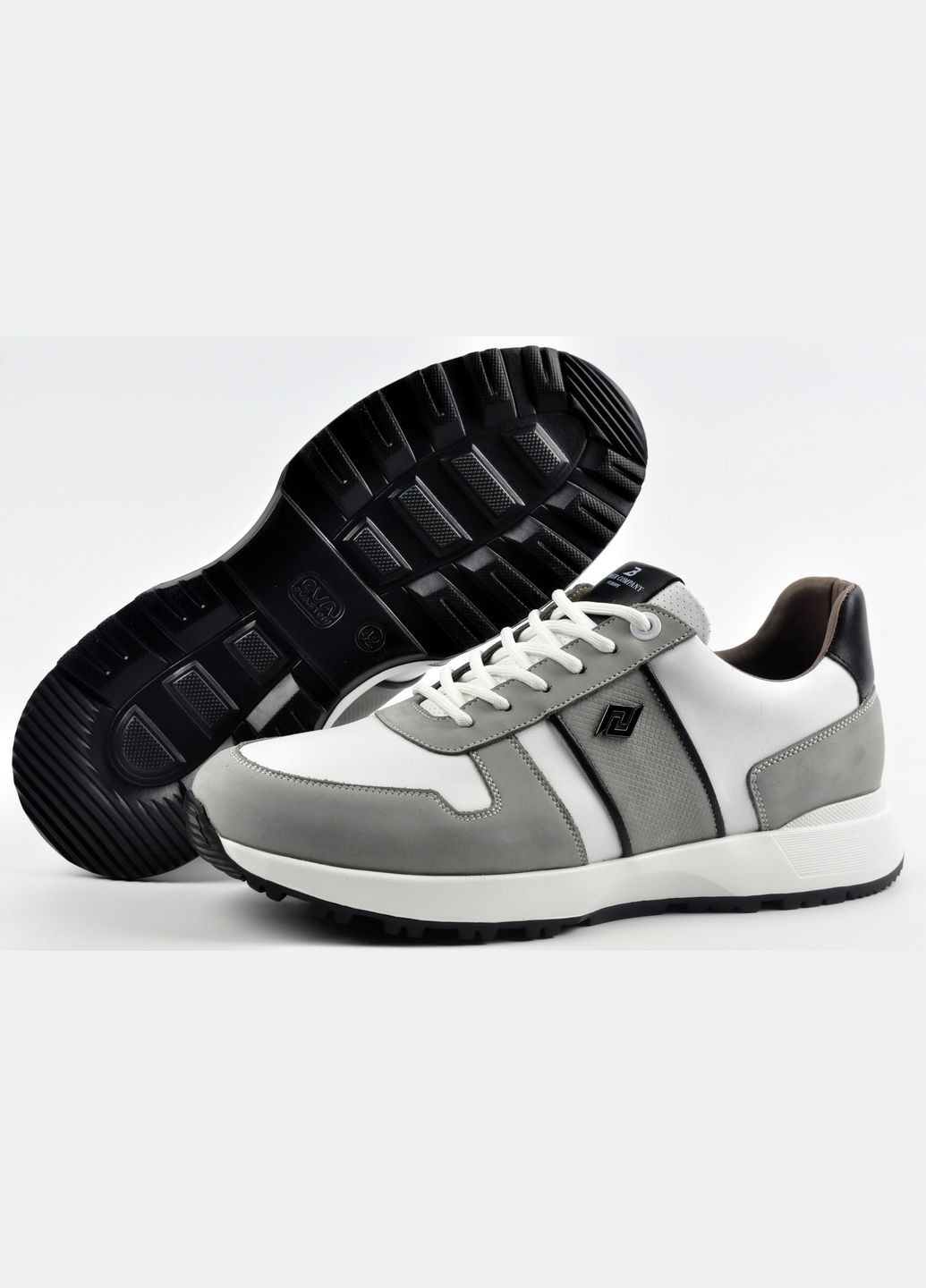 Цветные демисезонные кроссовки кожаные Bumer