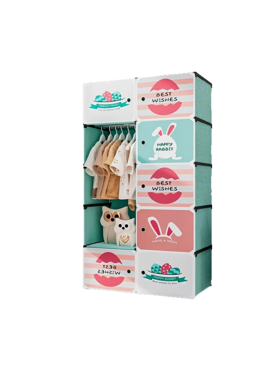 Детский шкаф мини-компактный-портативный-модульный 4 полки Closet AND LY-1047 Esonstyle (387412612)