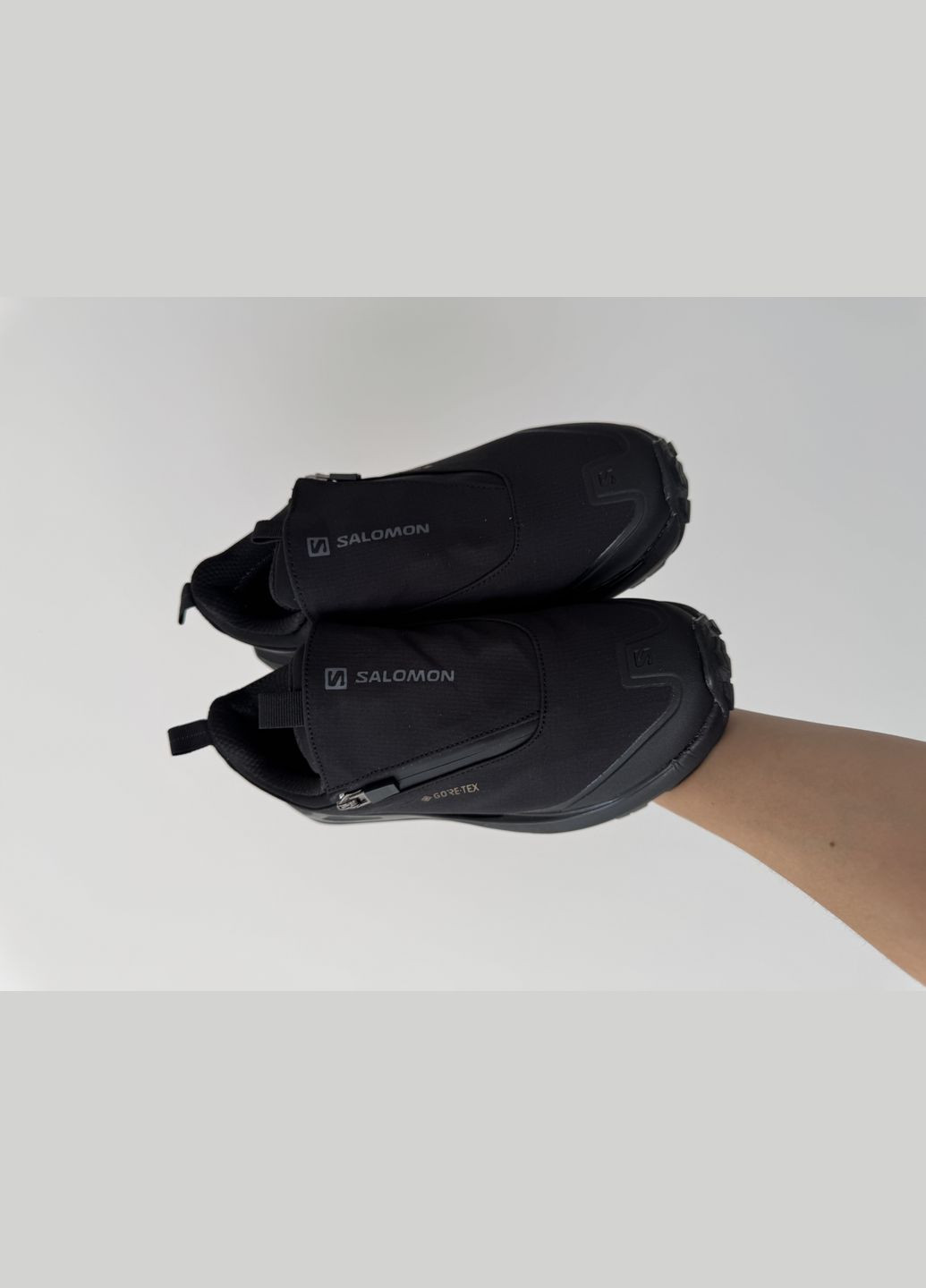 Чорні Зимовий кросівки зимові чоловічі salomon odyssey winter gore-tex black | саломон одісей чорні No Brand