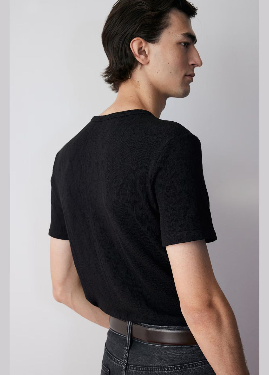 Чорна футболка H&M