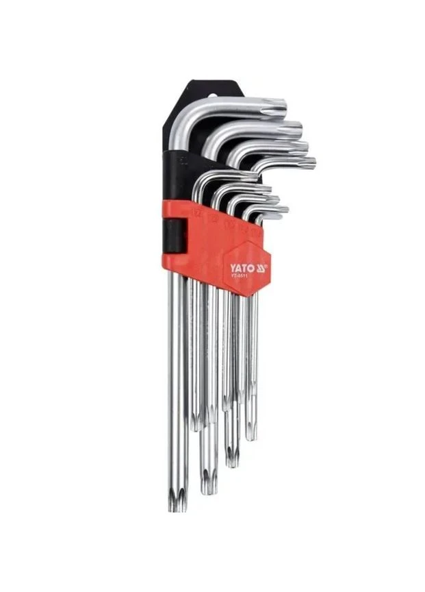 Набір ключів Torx г-подібних Т10-Т50 9 шт YATO 068478 (371899318)