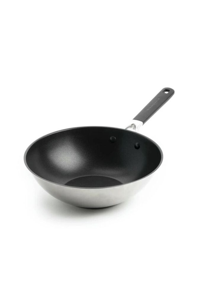 Сковорода ВОК KitСhenAid СSS СС005705-001 28 см серебристая KitchenAid (335717736)