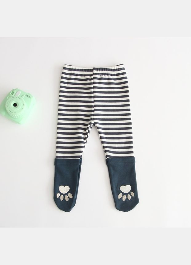 Повзунки дитячі Baby в смужку (Темно-синий 66см) (8327) Qoopixie (341321679)