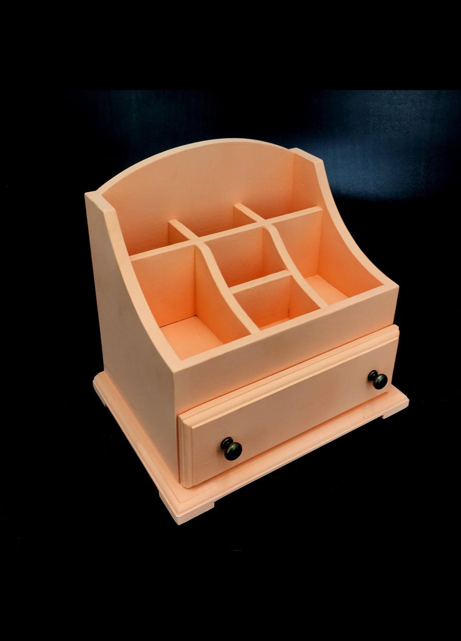 Органайзер настільний з дерева Брандон грейпфрут (КНЦ-006654) No Brand (328225667)