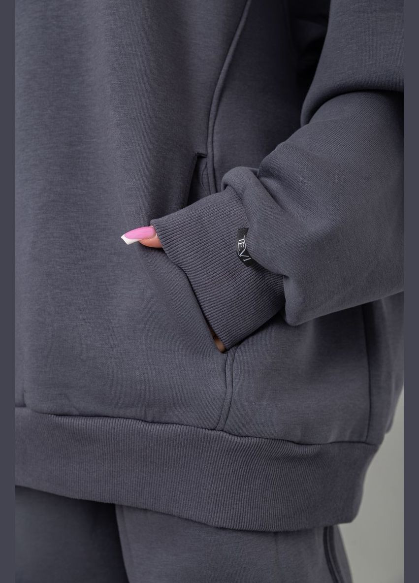 Спортивний костюм жіночий на флісі, колір оливковий, 102R7723 Ager (317225283)