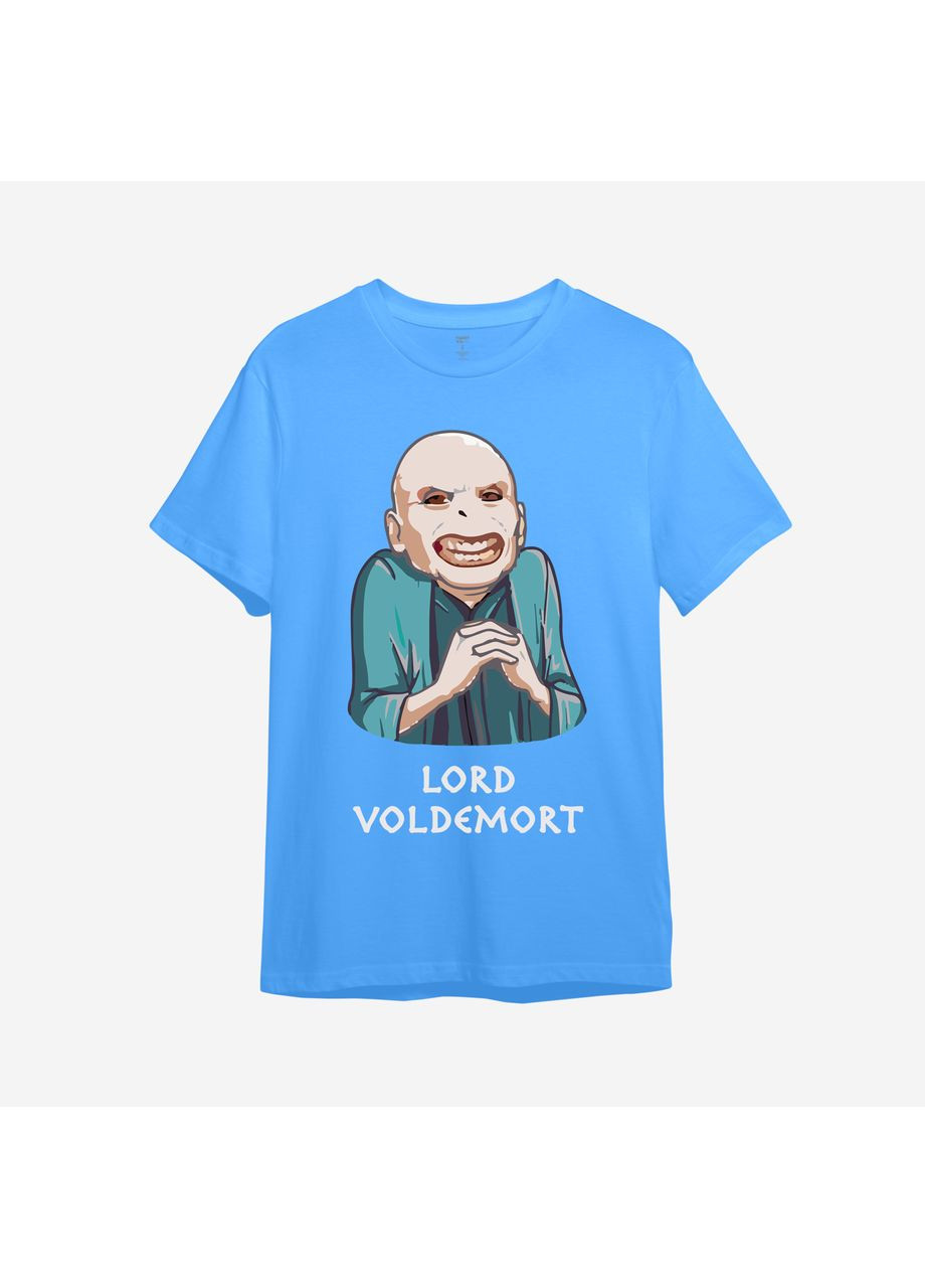 Блакитна демісезонна дитяча футболка з принтом "lord voldemort". гаррі поттер (10493277525) ТiШОТКА
