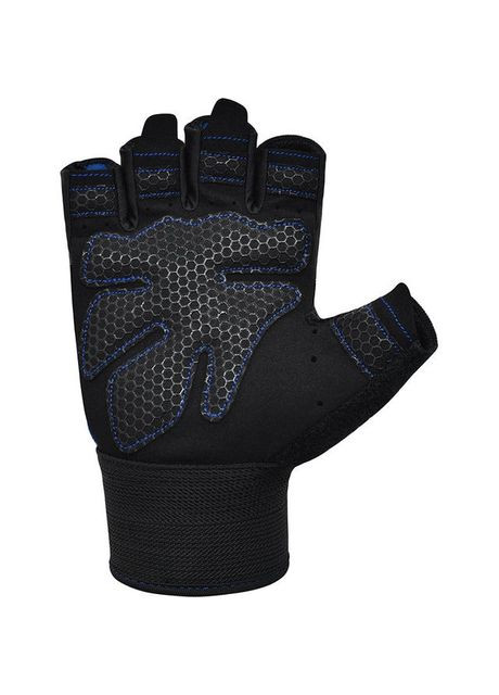 Рукавички для фітнесу W1 HALF BLUE PLUS (A-018133) RDX (317755949)