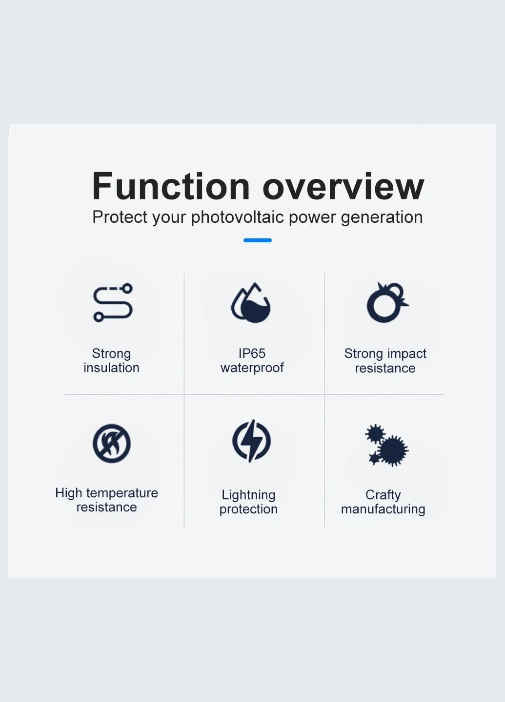 DC захистний щит 40A 600V на 2 MPPT стрінги для автономних сонячних електростанцій Tomzn (341324876)