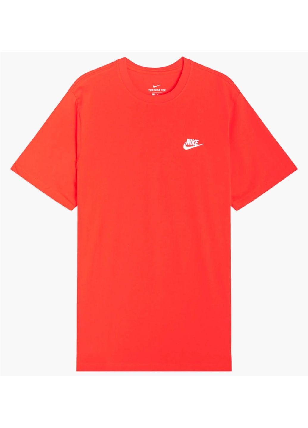Красная футболка мужская m nsw club tee red Nike