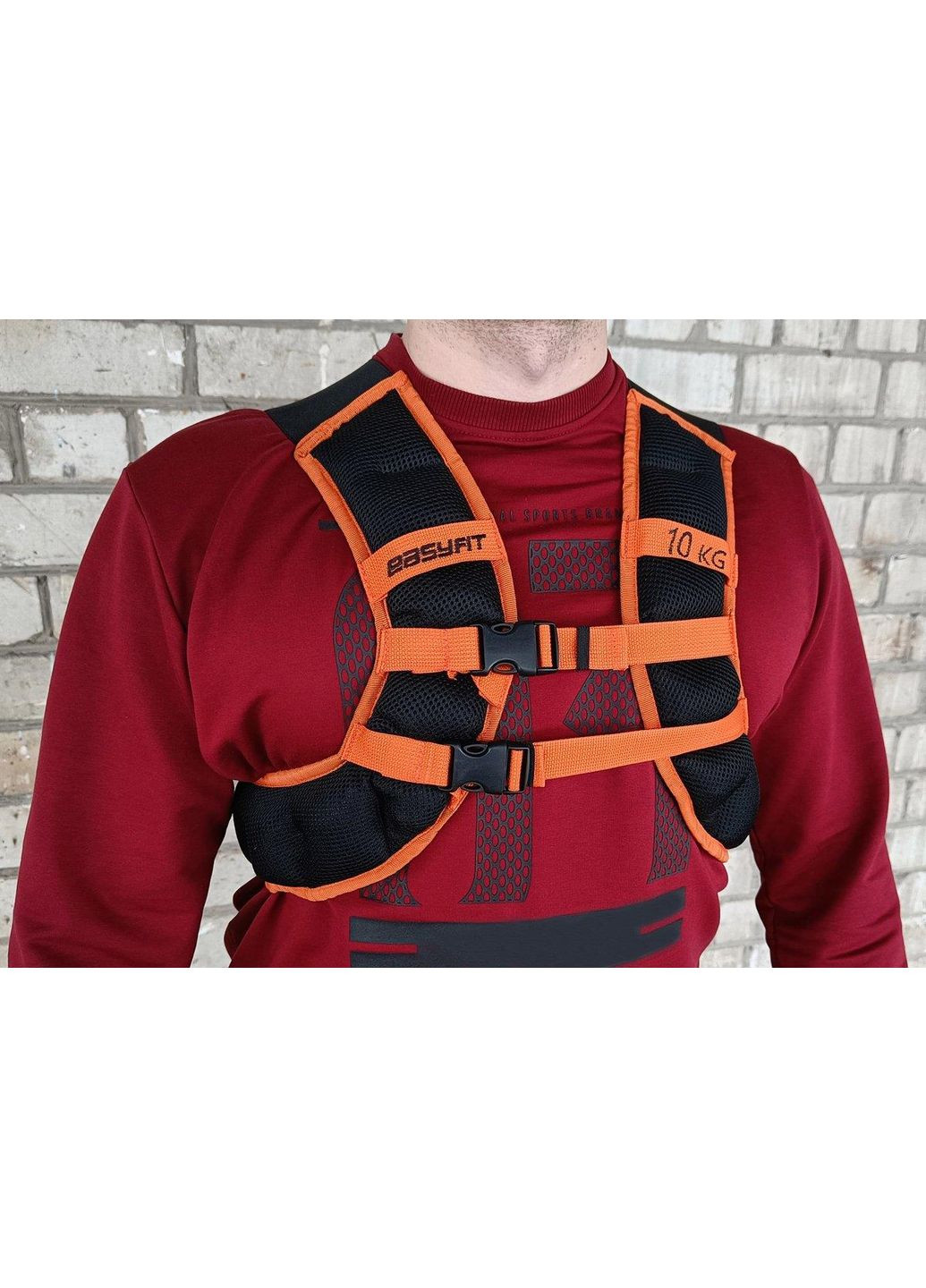 Жилет-утяжелитель JetPack 10 кг с металлическими шариками EasyFit (362440984)