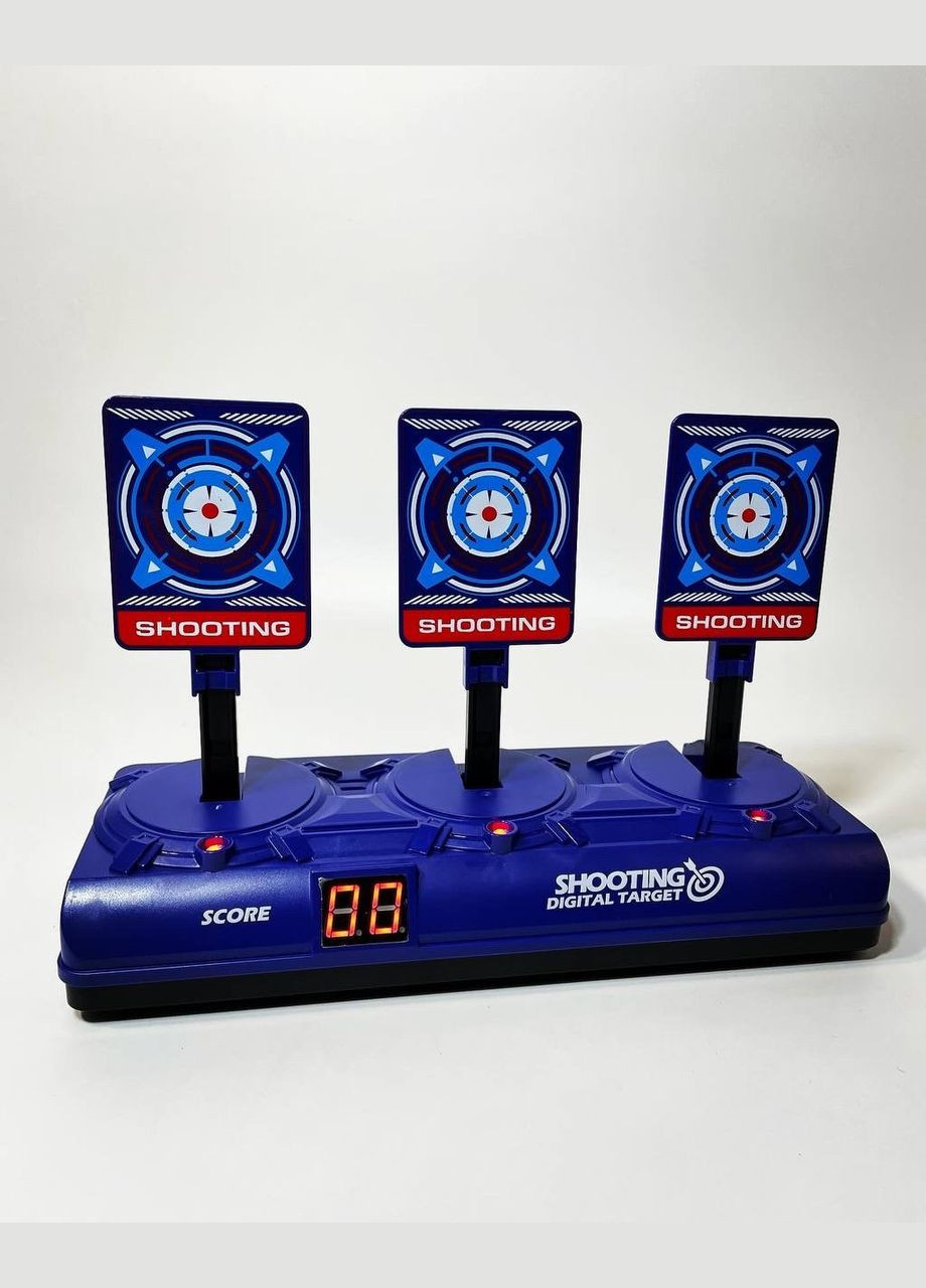 Мішень музична 789-6 (48) табло з рахунком, підсвічування, на батарейках, в коробці No Brand (316472504)