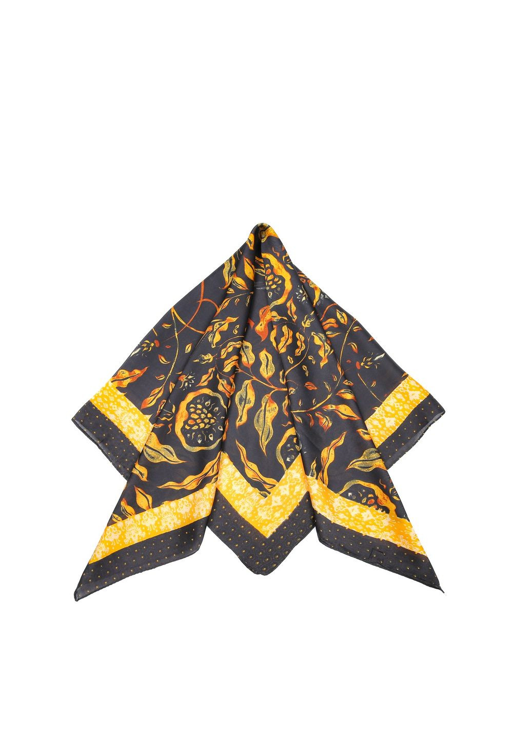 Хустка жіноча з принтом атлас різнокольорова ПАДУЯ LuckyLOOK 748-118 (324741754)