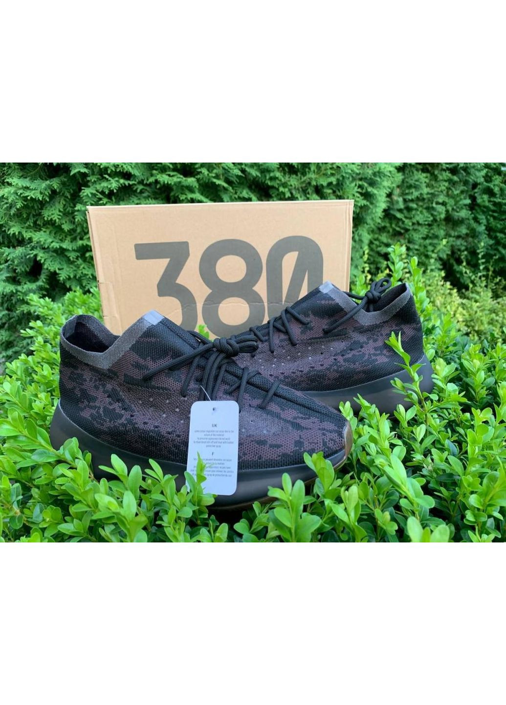 КРОСІВКИ ЖІНОЧІ ADIDAS YEEZY BOOST 380 ONYX АДІДАС ІЗІ БУСТ No Brand чорні демісезони (368883840)