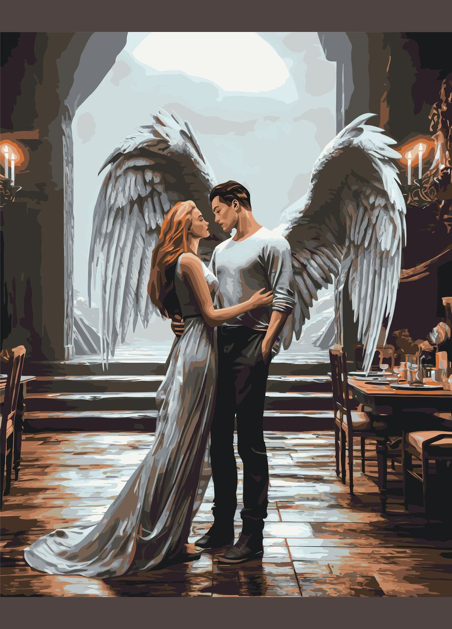 Картина по номерам Люди. Любовь ангела 40*50 см Оригами LW 32790 Origami (322142033)