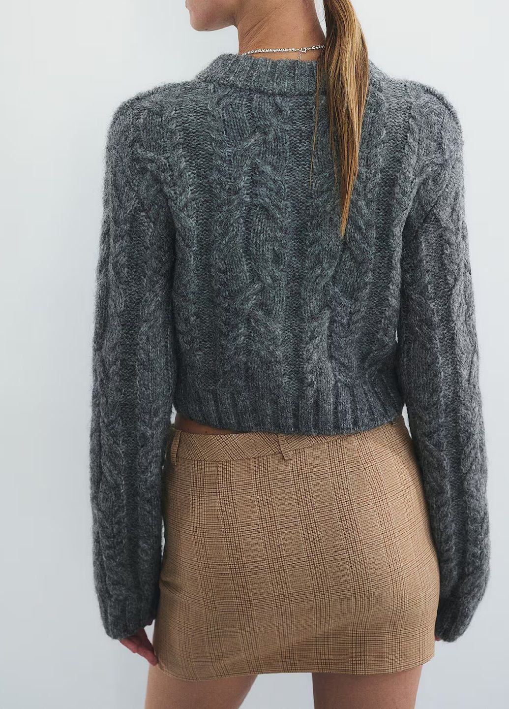 Сірий демісезонний светр H&M