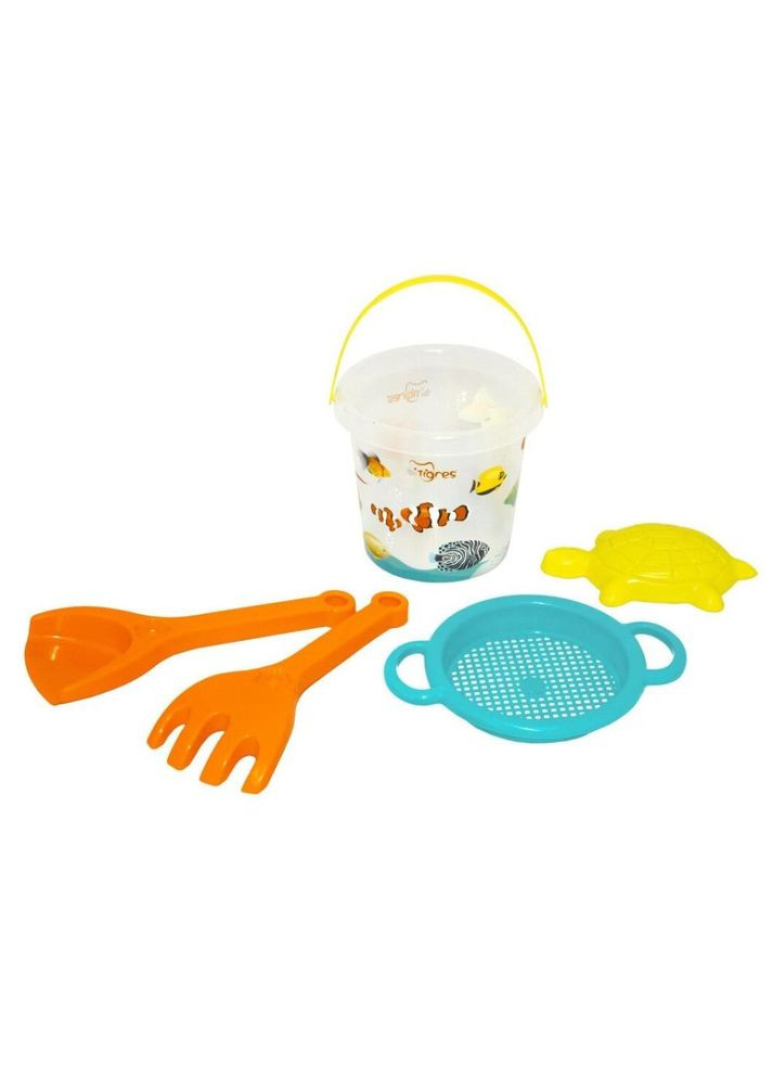 Набор для песка "Подводный мир" 5 элементов с термонаклейкой Home (333931971)