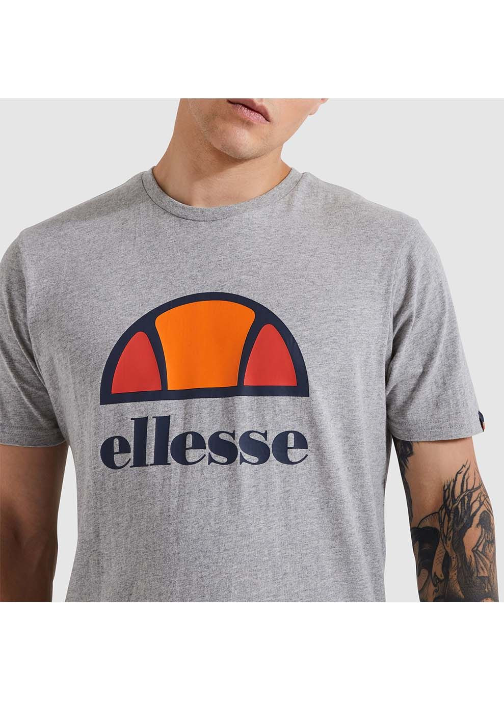Серая мужская футболка dyne tee серый Ellesse