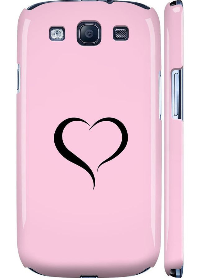 3D пластиковый матовый чехол 'Сердце 1' для Endorphone Samsung Galaxy S3 Duos I9300i (338623675)