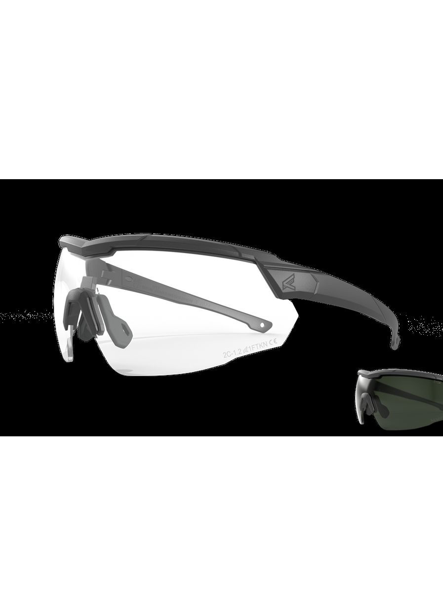 Тактичні балістичні окуляри Rolling Thunder зі змінними прозорими+димчастими лінзами Edge (316476250)