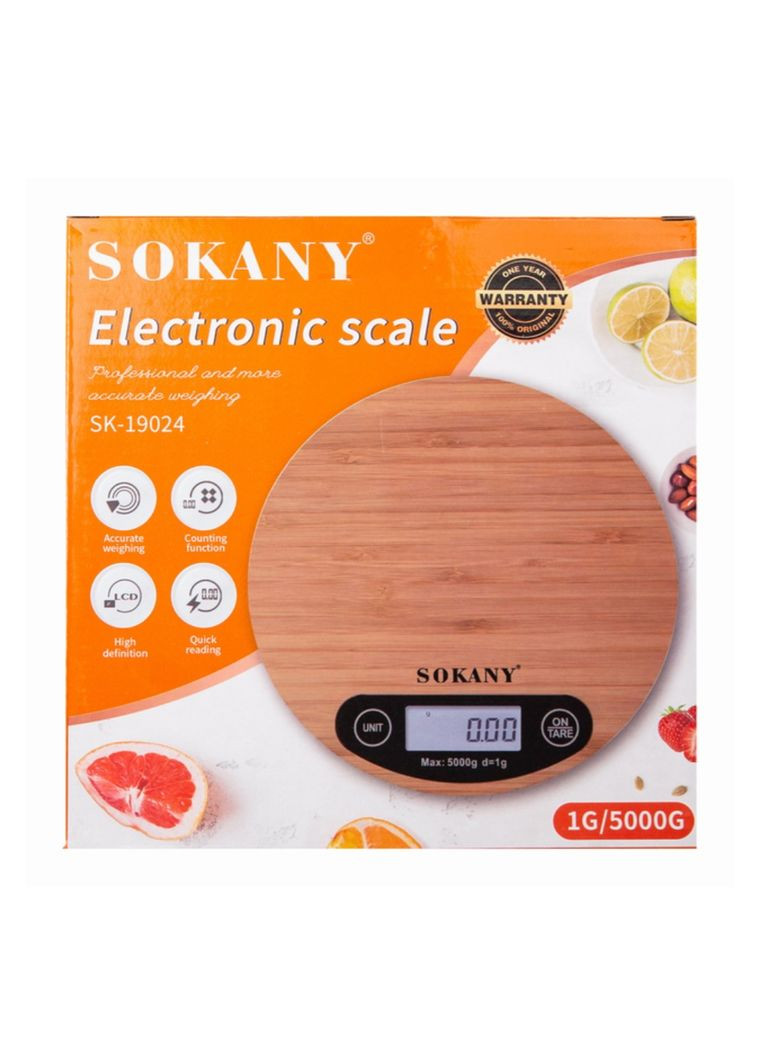 Кухонні ваги Sokany SK-19024 електронні до 5 No Brand (347302786)