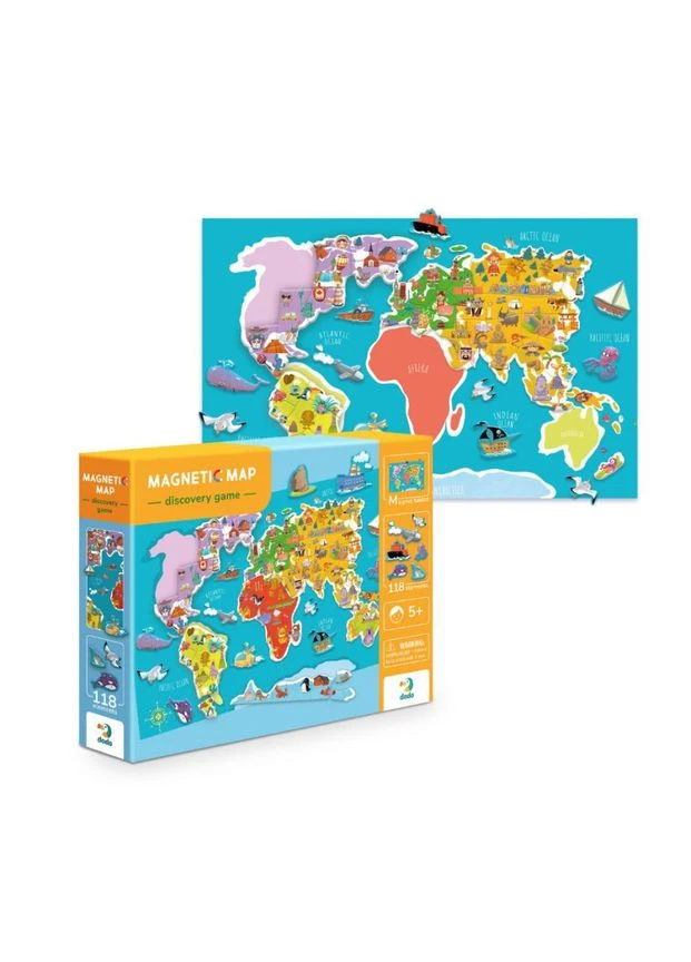 Развивающая магнитная игра "Карта планеты" 200201 Dodo (397316791)