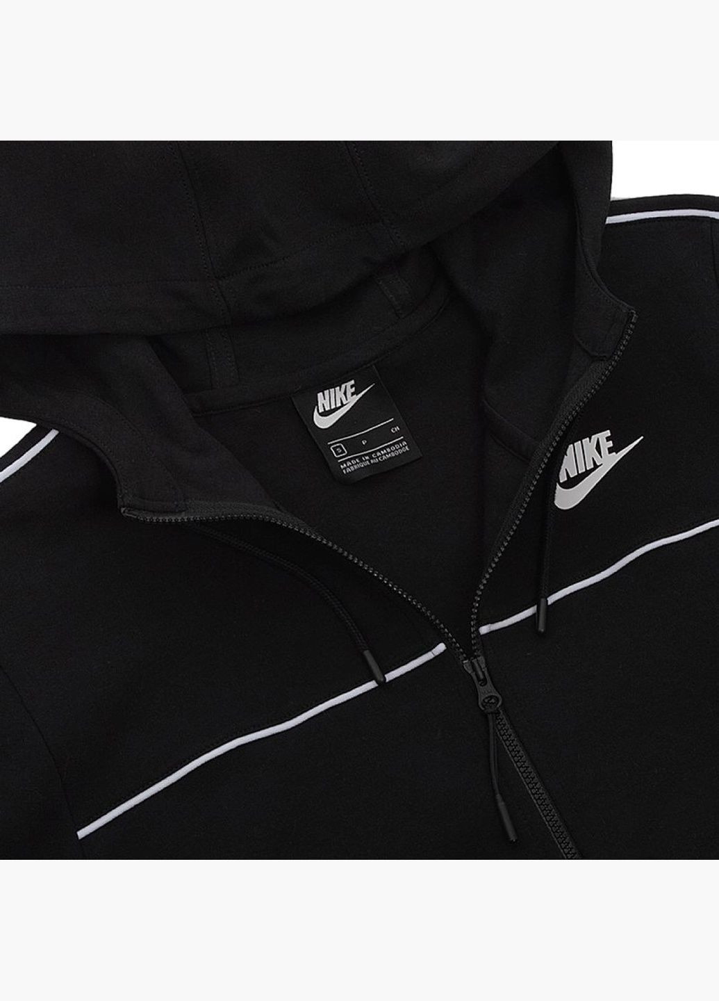 Толстовка жіноча W Nsw Mlnm Essntl Flc Fz Hdy Black CZ8338-010 Nike (326784123)