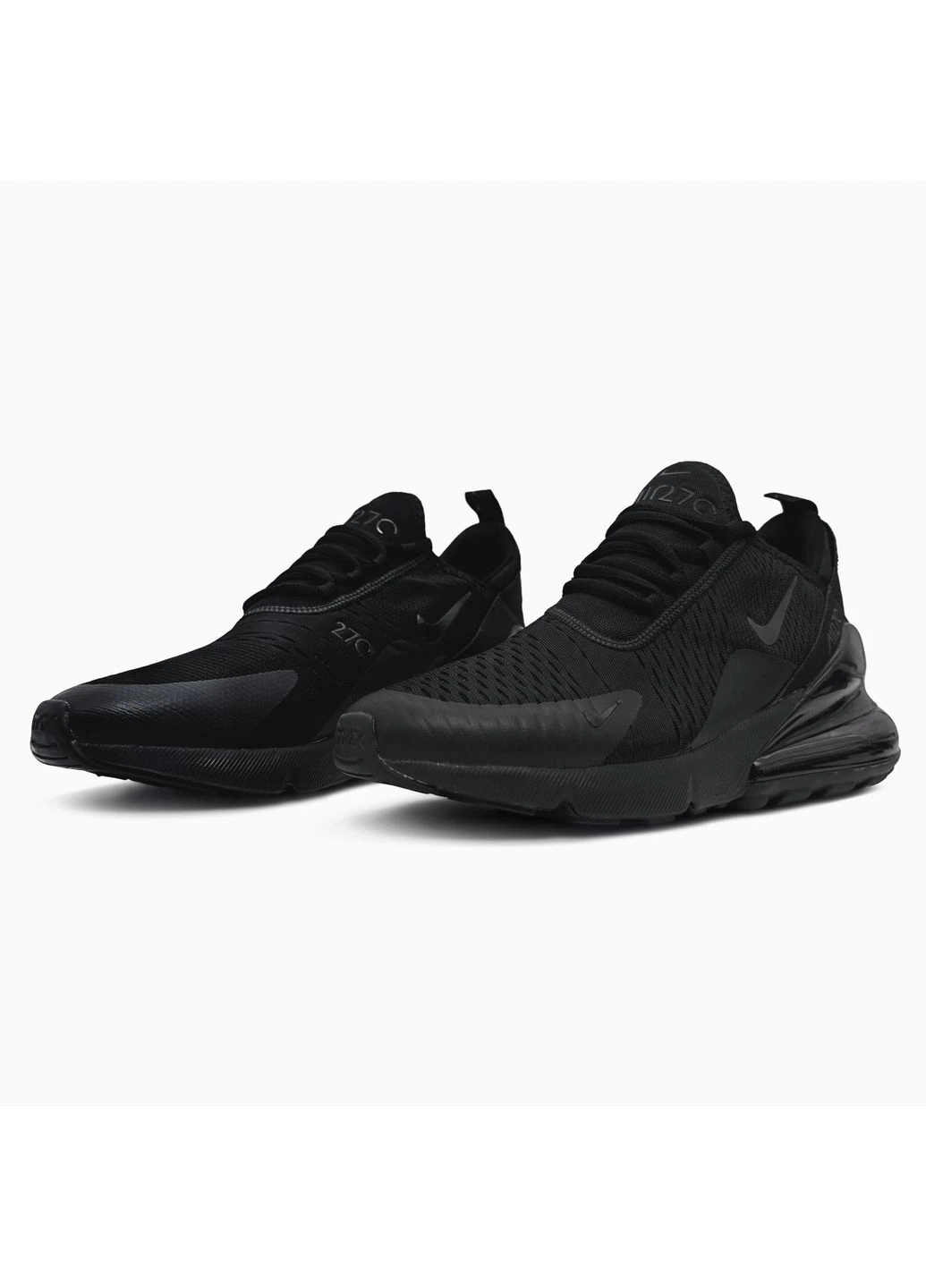 Чорні літні кросівки nike air max 270 black найк аір макс 270 No Brand