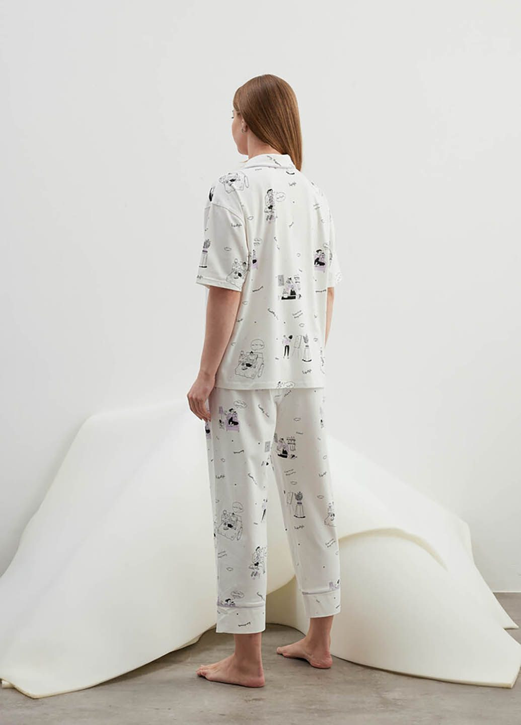 Кремовая всесезон пижама Hays
