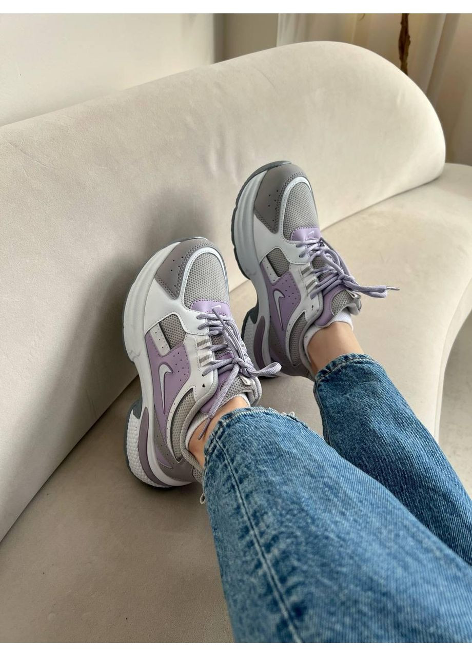 КРОССОВКИ ЖЕНСКИЕ NIKE PRO VIOLET НАЙК No Brand белые демисезоны (368870010)
