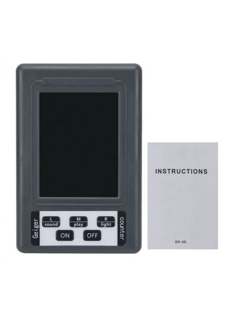 Счетчик Гейгера – Kailishen BR-9B, дозиметр, счетчик гейгера, радиационный дозиметр, серый China (329194592)