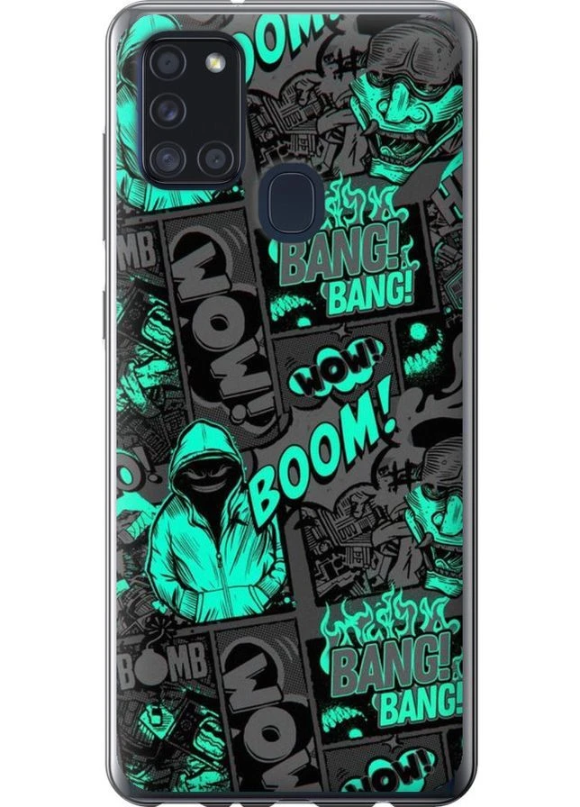 2D пластиковий чохол 'Комікс бум' для Endorphone Samsung Galaxy A21s A217F (401679612)