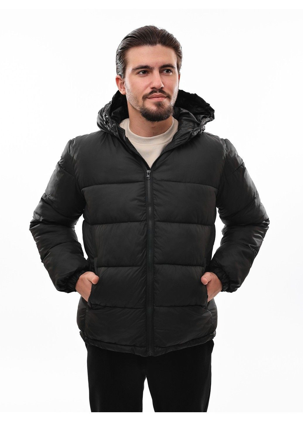 Чорна куртка чоловіча FAVORITE STYLE