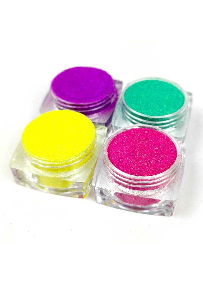 Набор глиттера для биотату «Радужный №5» glitter-set-4x-5, 4 цвета No Brand (330607224)