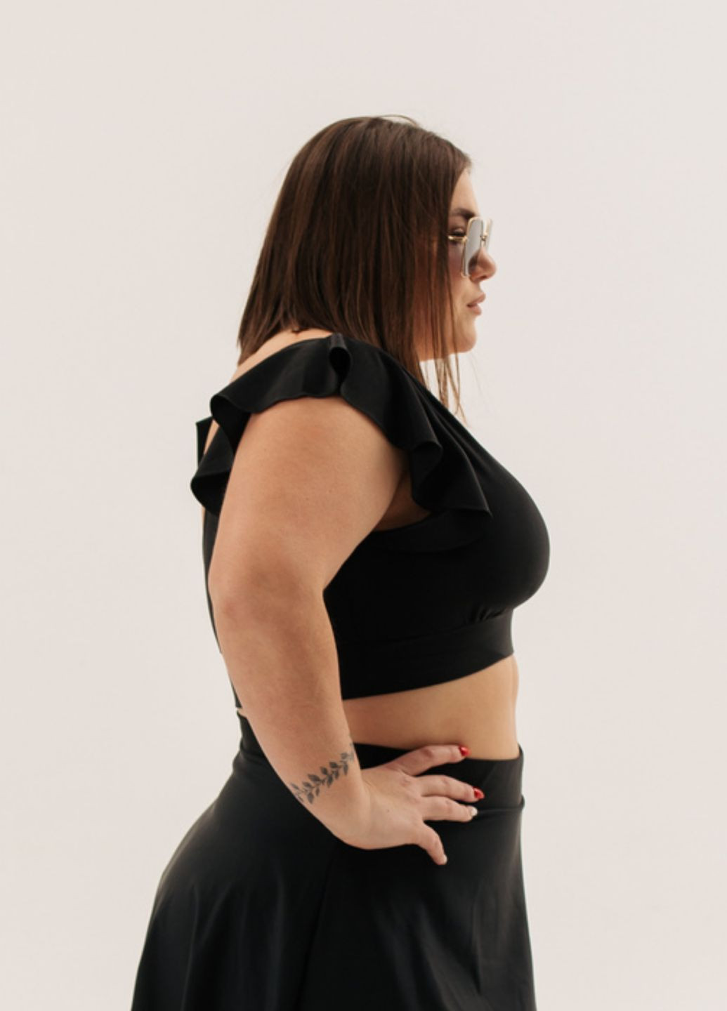 Купальный топ с рукавами-крыльями Ods (322566129)