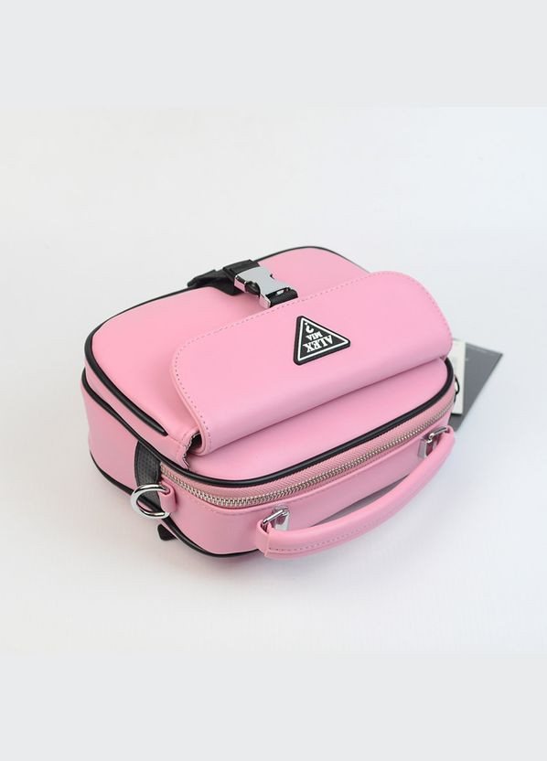 Розовая женская маленькая молодежная сумка кросс боди через плечо Alex&Mia (338182416)