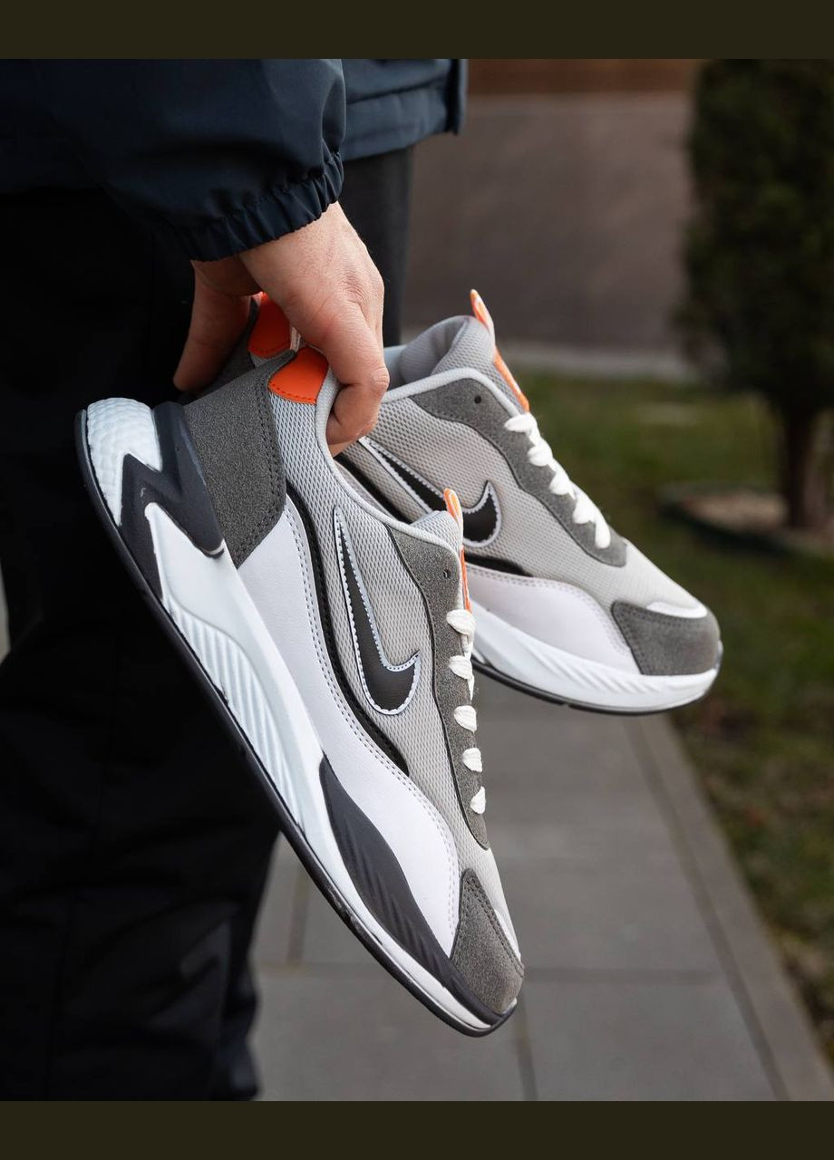 Серые всесезонные кроссовки Vakko Nike Racer Grey
