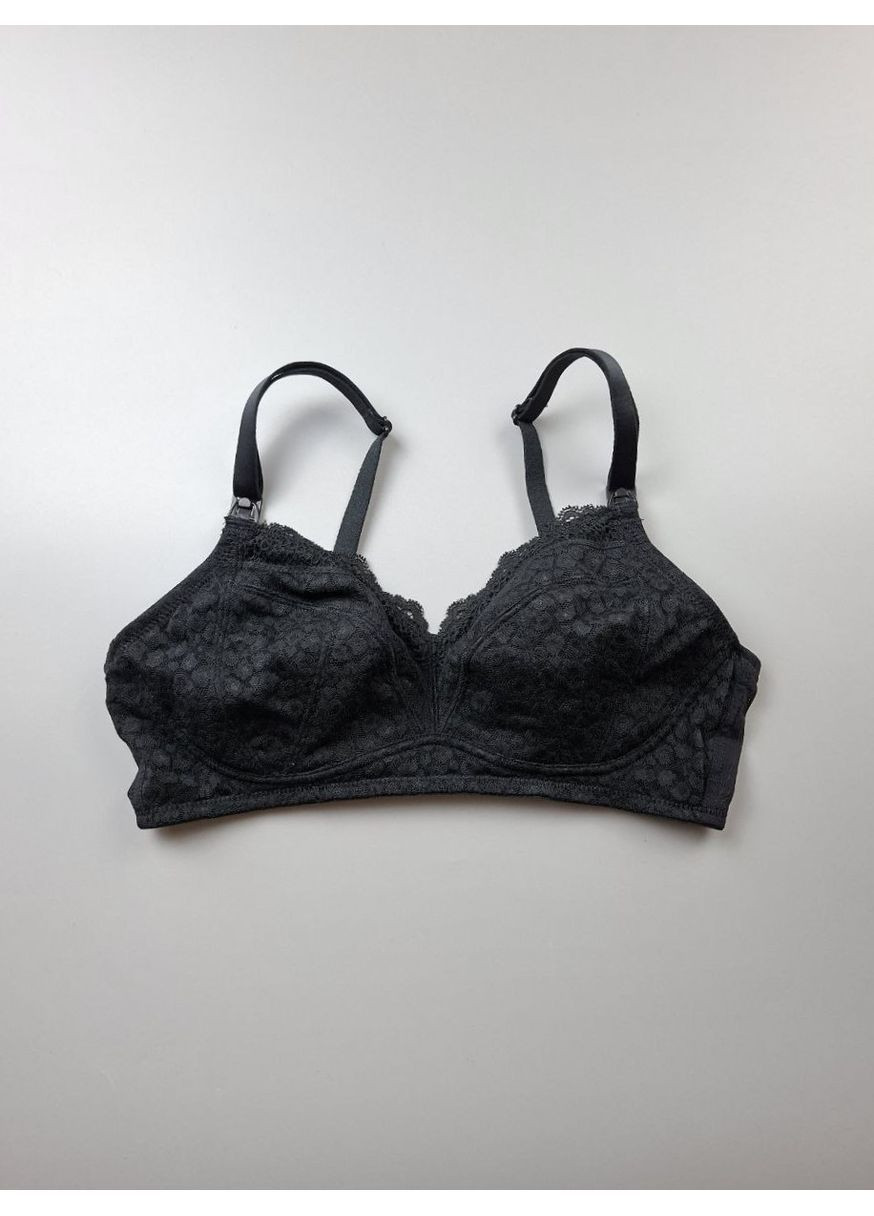 Чорний бралетт бюстгальтер для годувальниць Marks & Spencer без кісточок бавовна, поліестер, поліамід, еластан