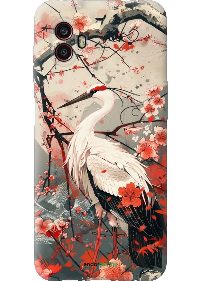 Чехол на Samsung Galaxy Xcover 6 Pro Аист в цвету сакуры "6109u-2918-70447" Endorphone (387740151)