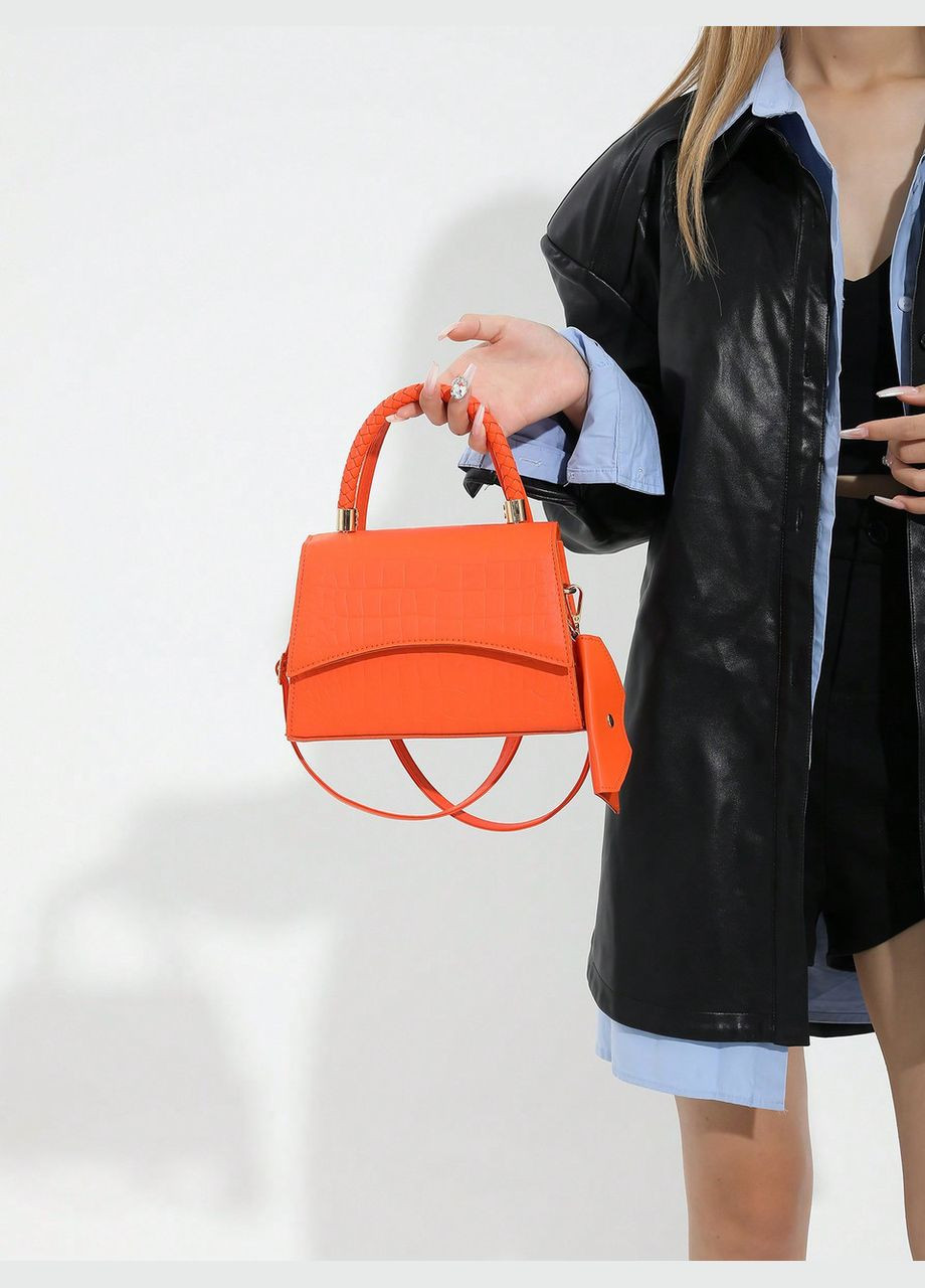 Жіноча сумка крос-боді 10494 рептилія No Brand (344446739)