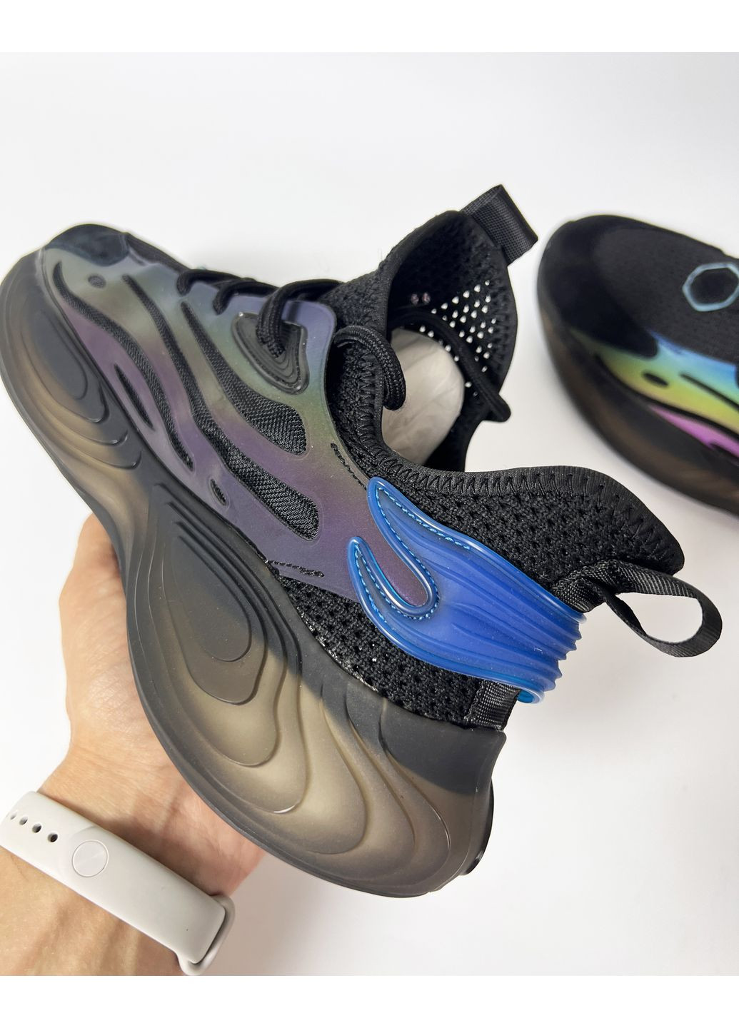 Черные летние мужские кроссовки black Restime Reflektive