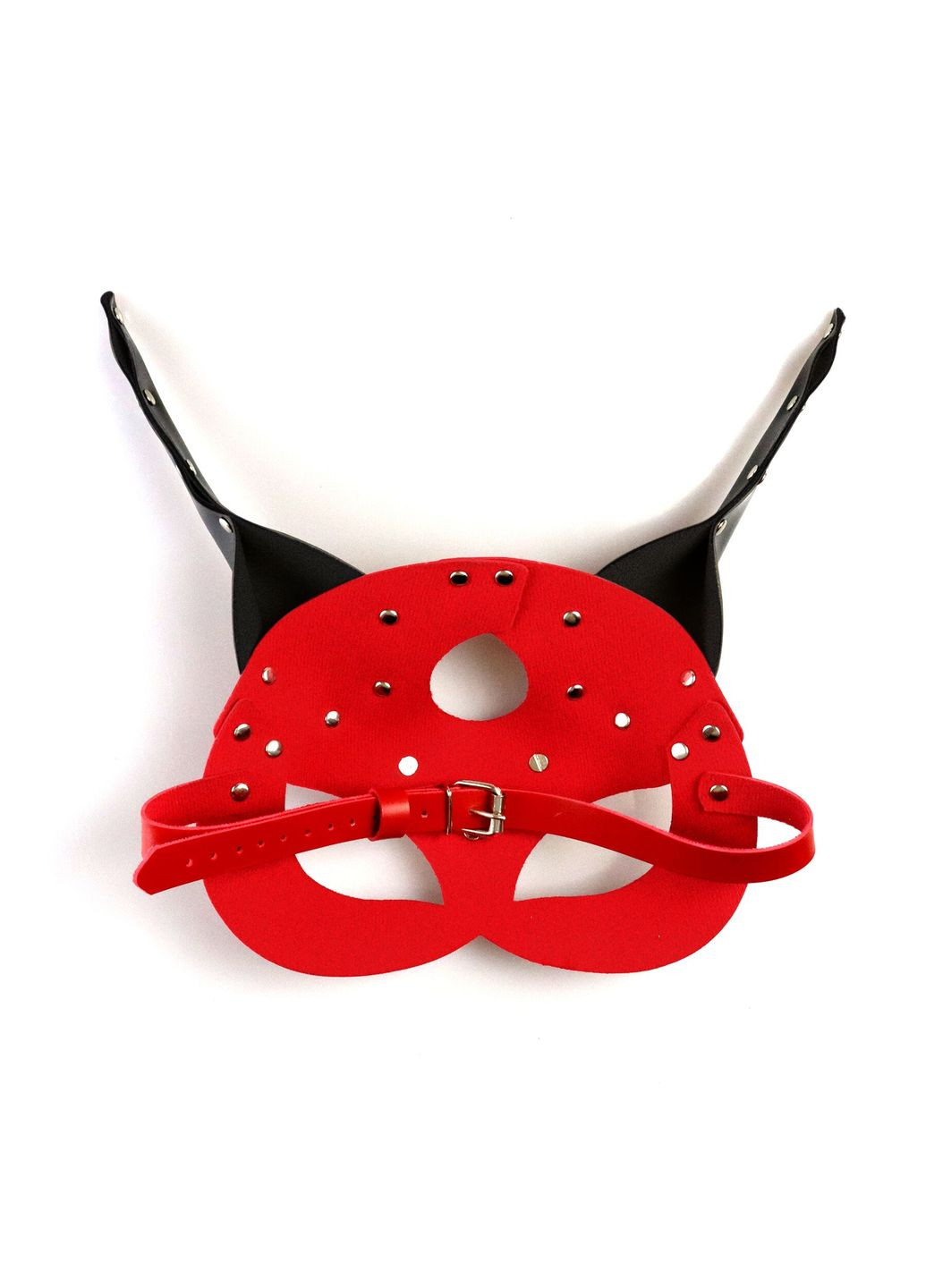 Шкіряна маска Lucifer Red&Black Art of Sex (297587595)