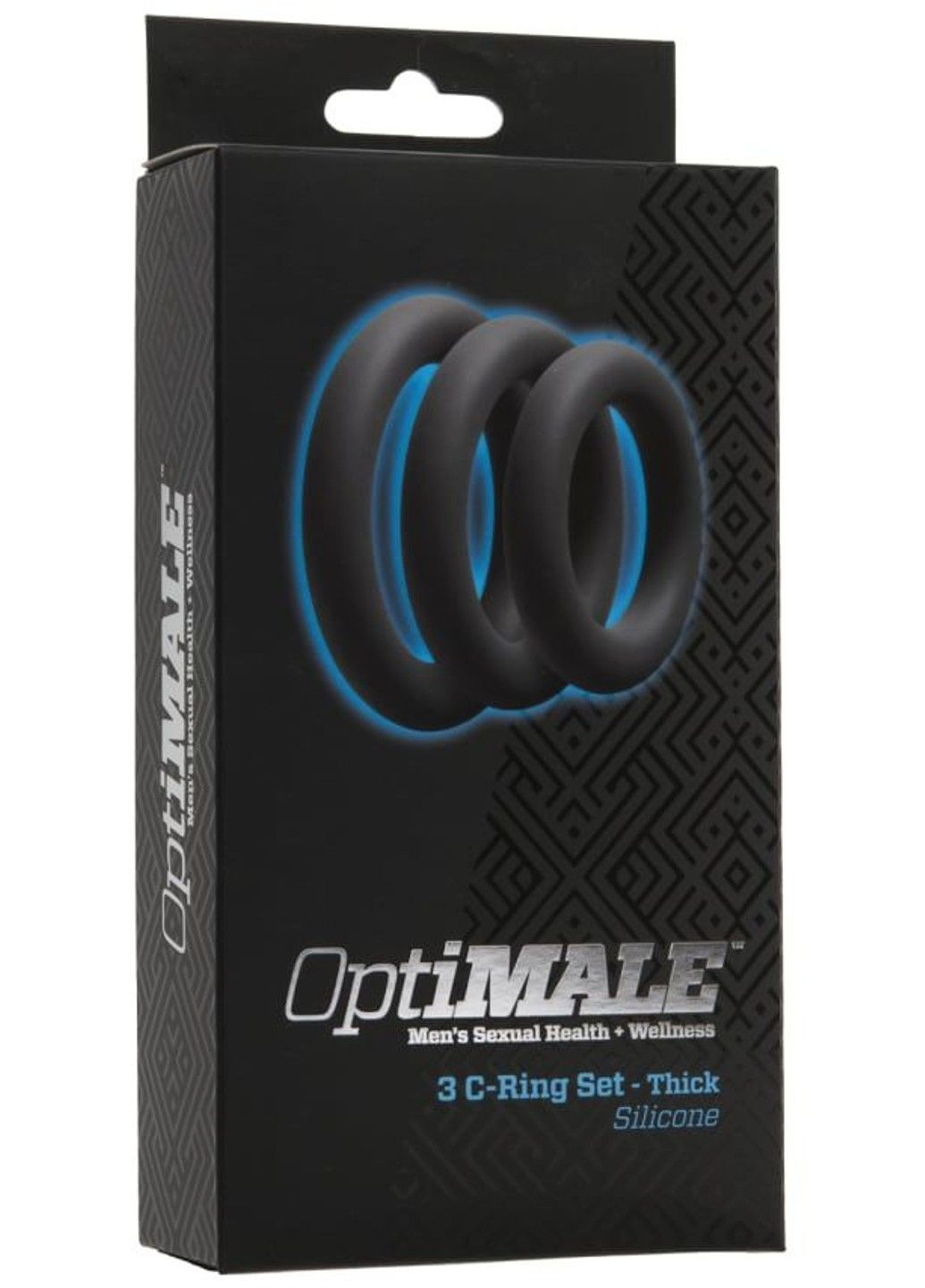 Набір ерекційних кілець OptiMALE 3 C Ring Set Thick кільця для пеніса для покращення ерекції Doc Johnson (298473511)