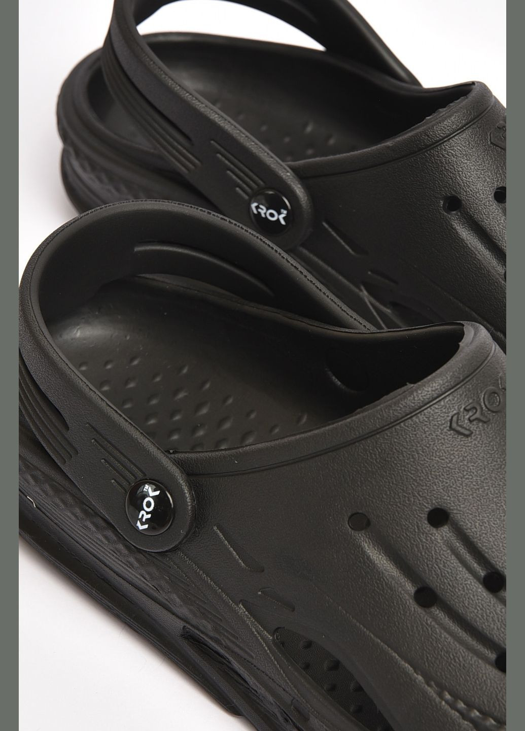 Кроксы мужские черного цвета Let's Shop (338370770)