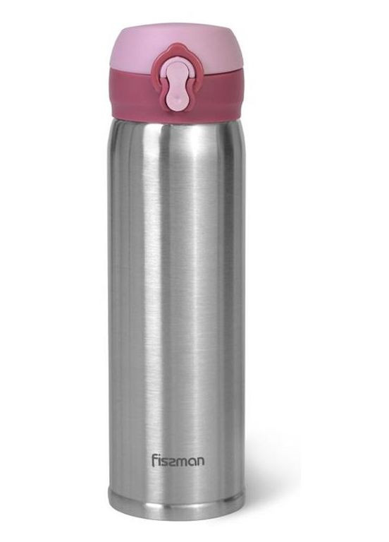 Термос 420мл із нержавіючої сталі для гарячих та холодних напоїв з вакуумною ізоляцією Fissman (368989289)