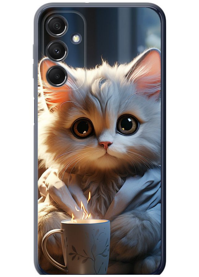 Силиконовый чехол 'White cat' для Endorphone samsung galaxy m34 5g (286422068)