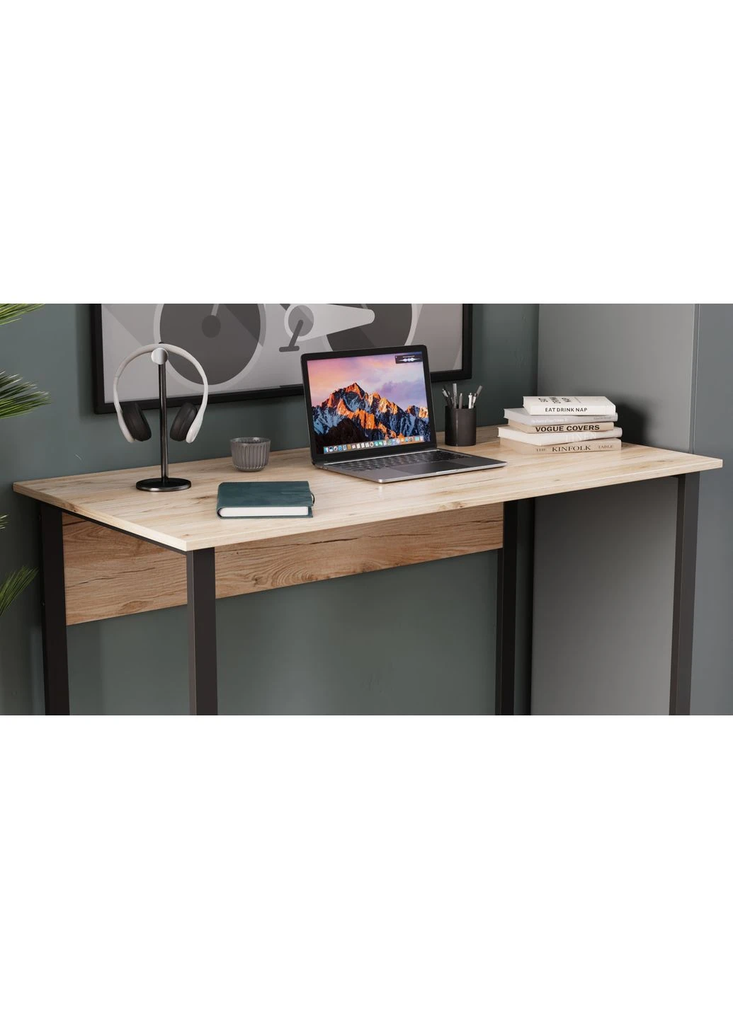Комп'ютерний стіл Курт 75x120x70 чорний ДСП 16мм (FRD-103937) Ferrum-decor (353498614)