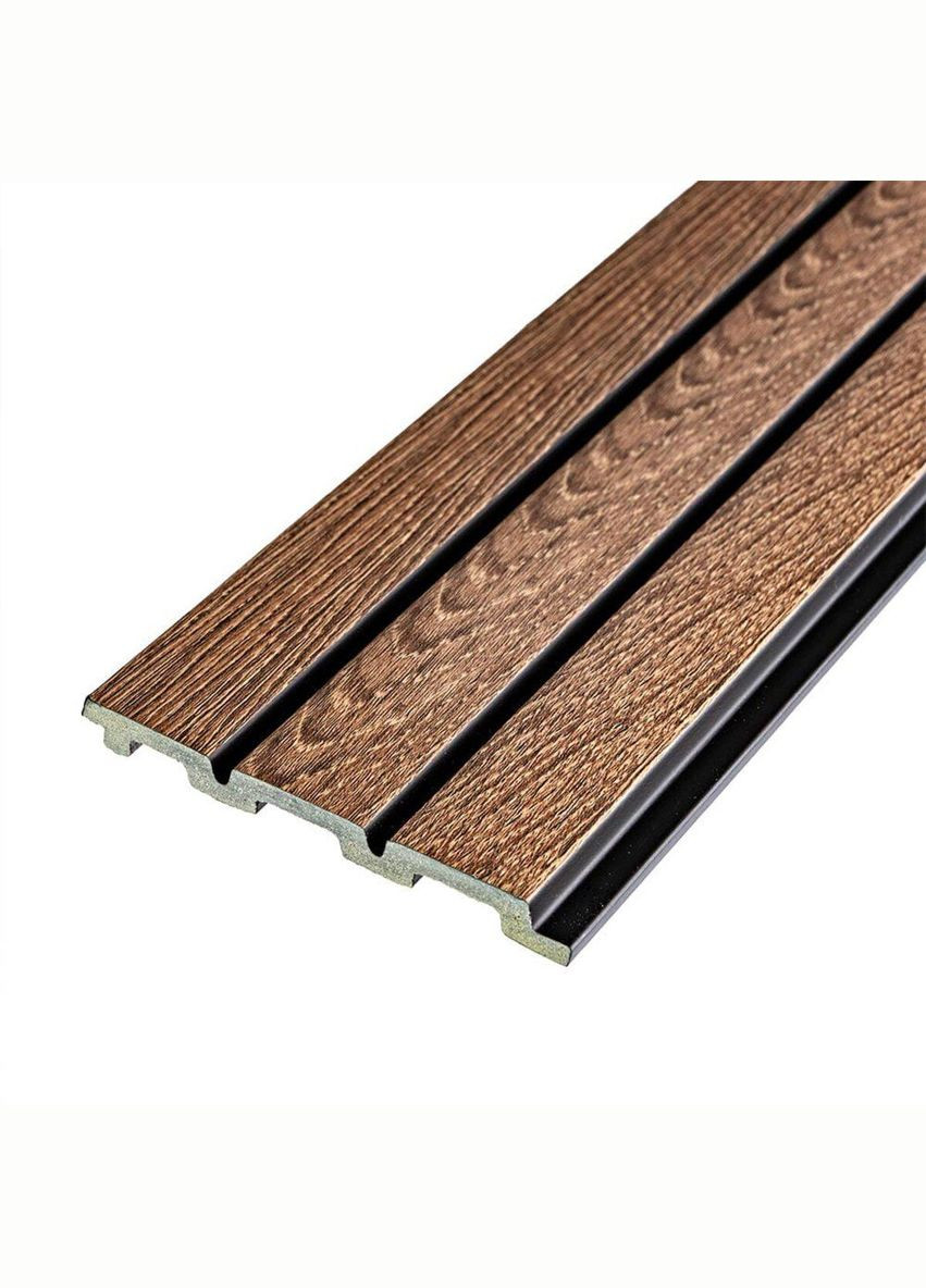 Рейка декоративна PS 2900х120х12мм Горіх SW-00001739 Sticker Wall (330020196)